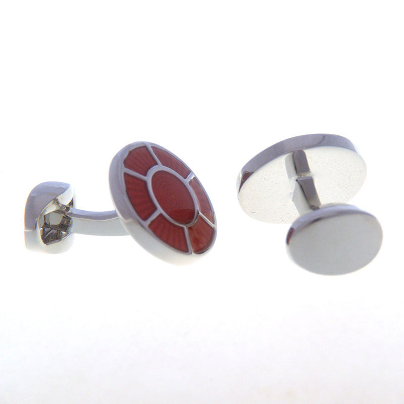Enamel Dropping Glue Cufflinks