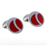 Enamel Dropping Glue Cufflinks
