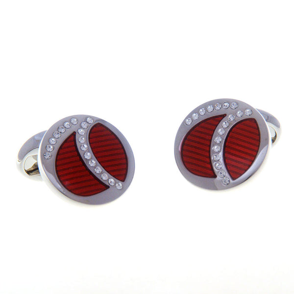 Enamel Dropping Glue Cufflinks