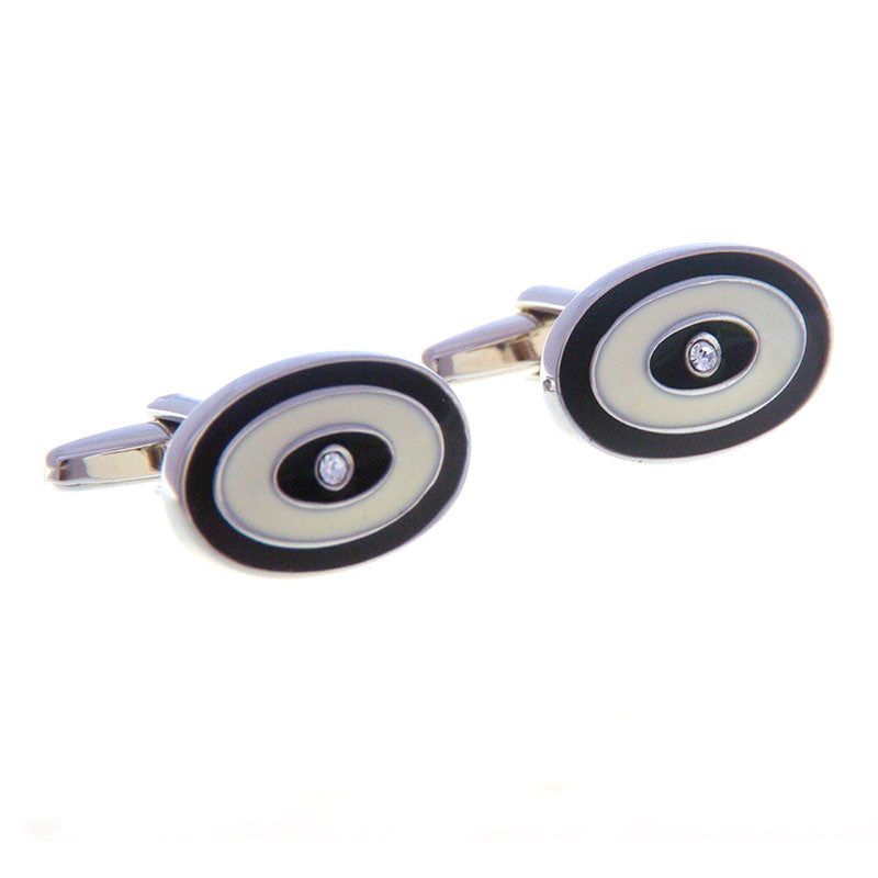 Enamel Dropping Glue Cufflinks