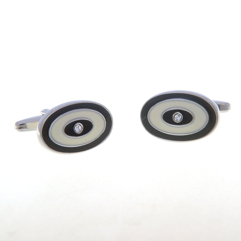 Enamel Dropping Glue Cufflinks