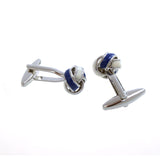Laser Laser Chinese Knot Enamel Dropping Glue Cufflinks