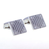 Crystal Zircon Cufflinks