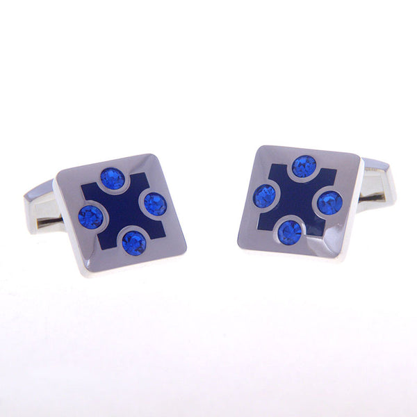 Crystal Zircon Cufflinks