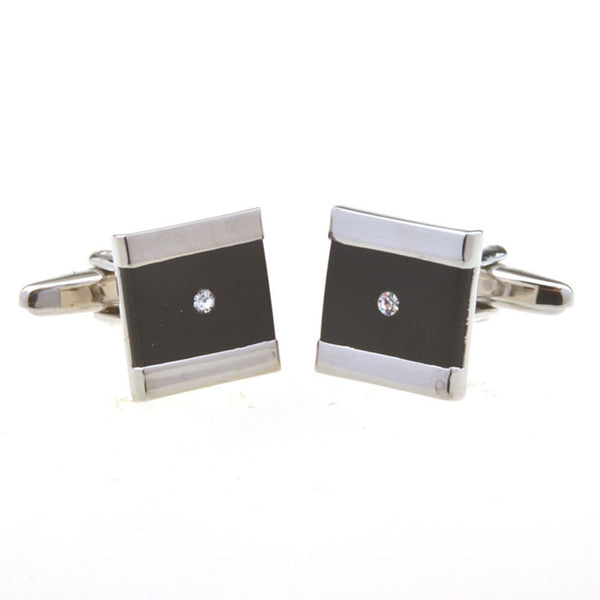 Enamel Dropping Glue Cufflinks
