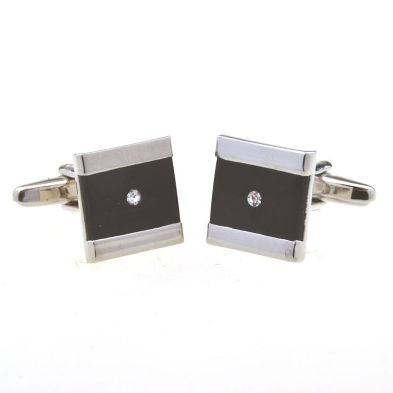 Enamel Dropping Glue Cufflinks