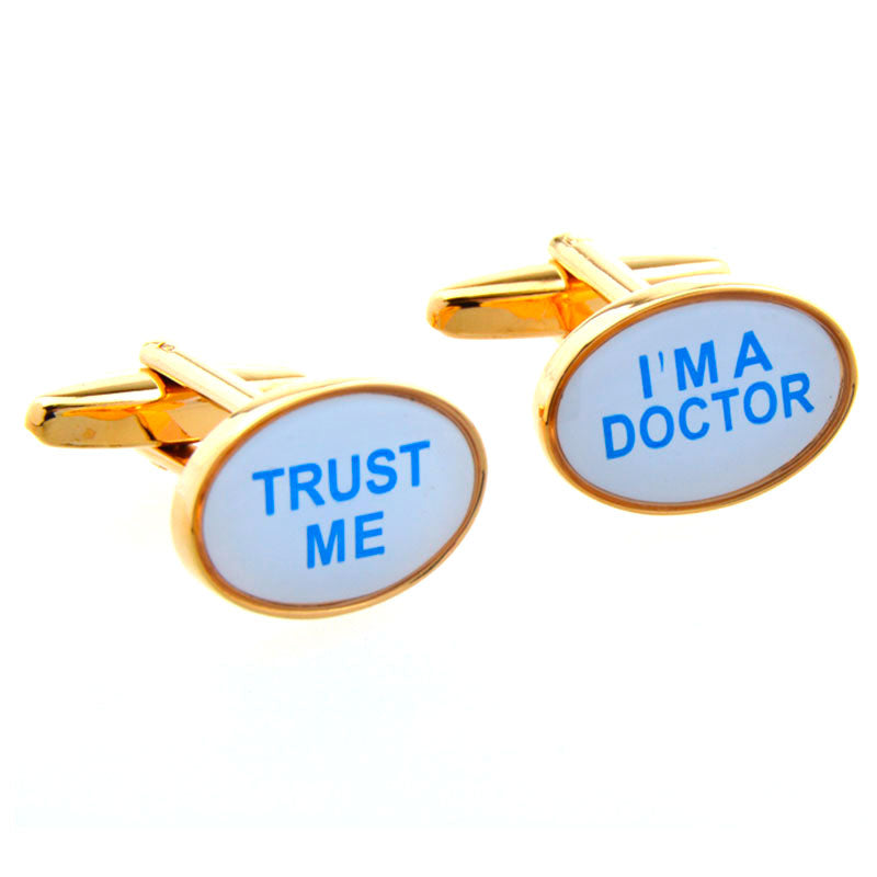 Enamel Dropping Glue Cufflinks