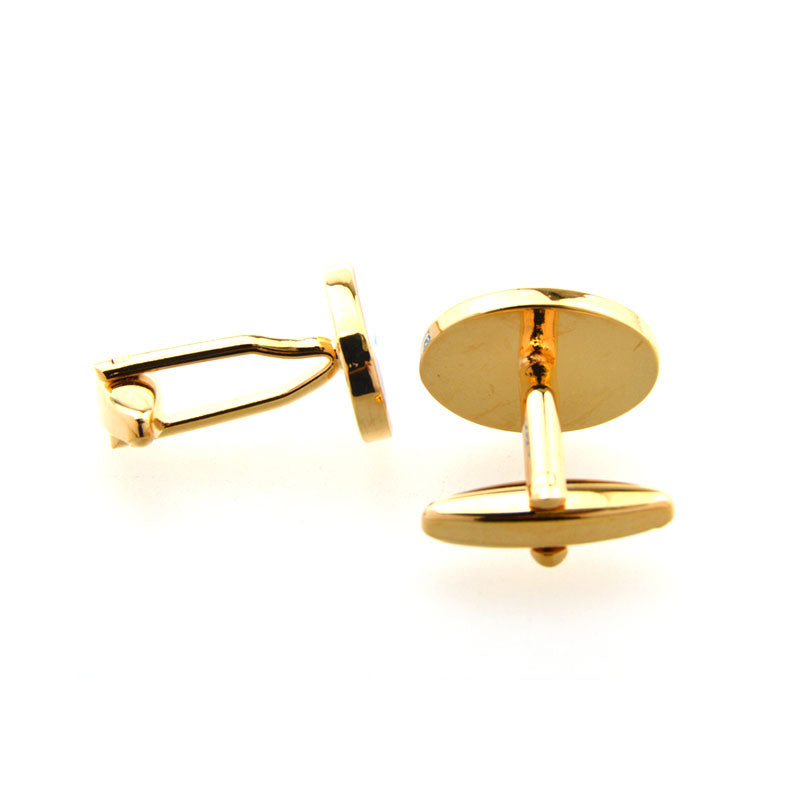 Enamel Dropping Glue Cufflinks