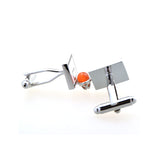 Sports Technology Enamel Dropping Glue Cufflinks