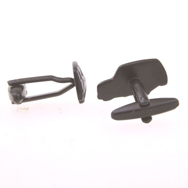 Car Logo Traffic Plain Colour Metal Cufflinks