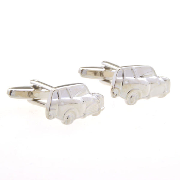 Car Logo Traffic Plain Colour Metal Cufflinks