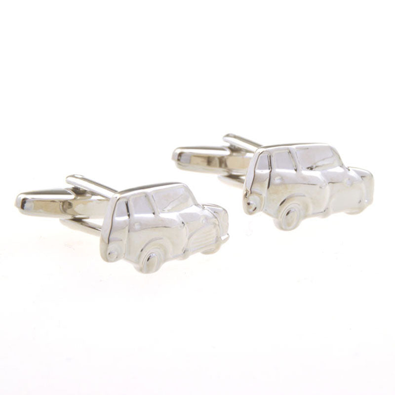 Car Logo Traffic Plain Colour Metal Cufflinks