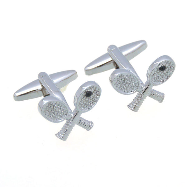 Sports Technology Plain Colour Metal Cufflinks