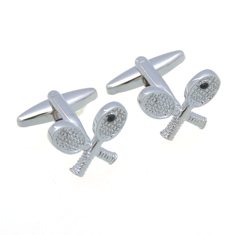 Sports Technology Plain Colour Metal Cufflinks