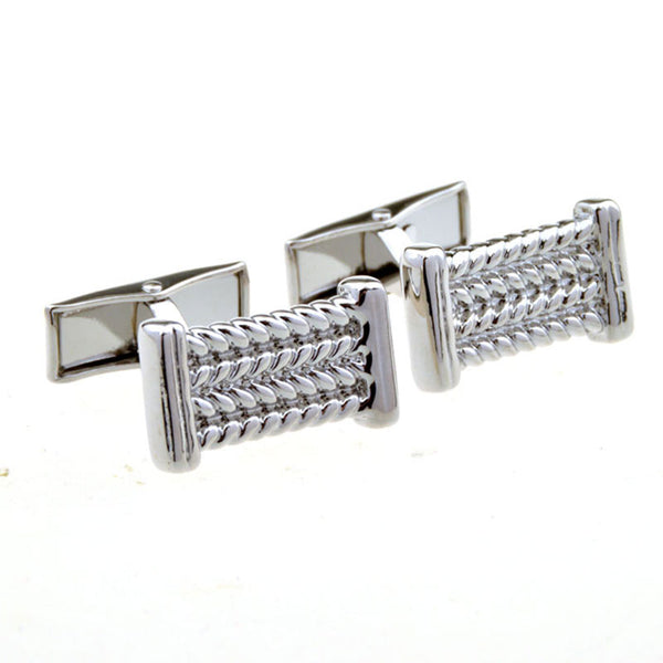 Plain Colour Metal Cufflinks
