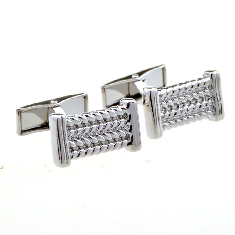Plain Colour Metal Cufflinks