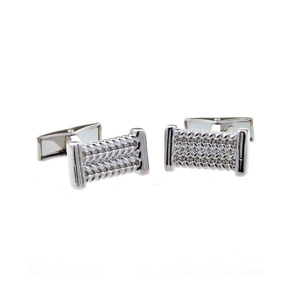 Plain Colour Metal Cufflinks