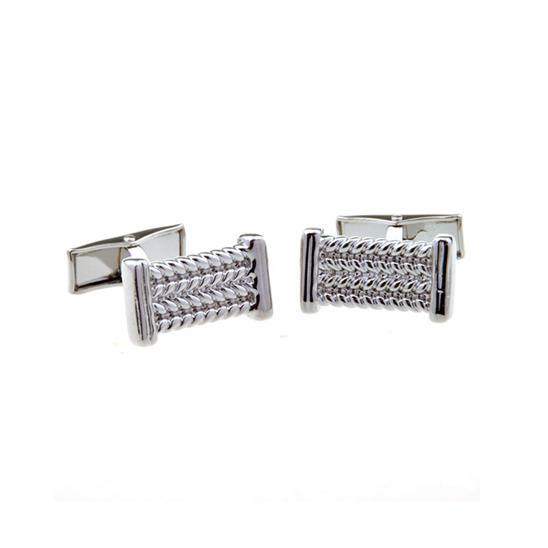 Plain Colour Metal Cufflinks