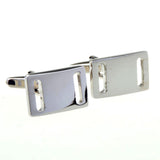 Plain Colour Metal Cufflinks
