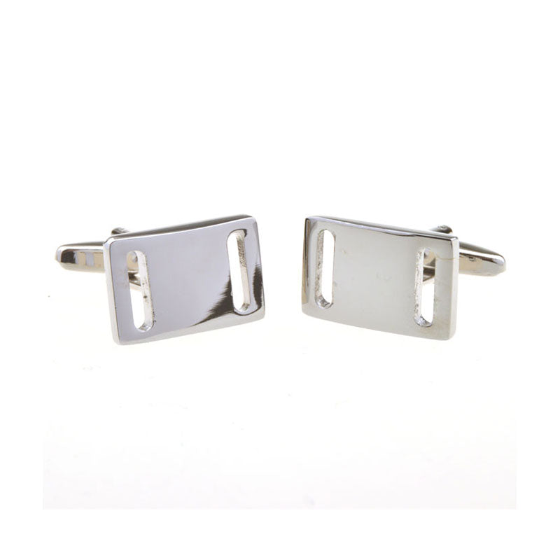 Plain Colour Metal Cufflinks