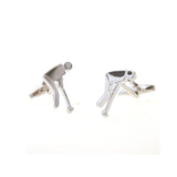 Sports Technology Plain Colour Metal Cufflinks
