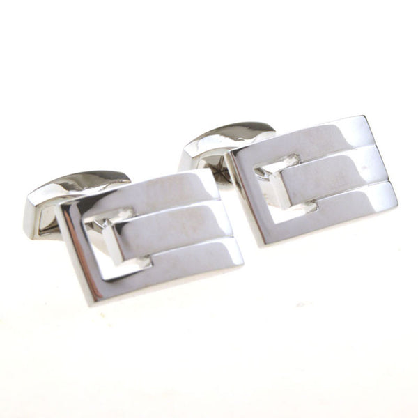 Plain Colour Metal Cufflinks