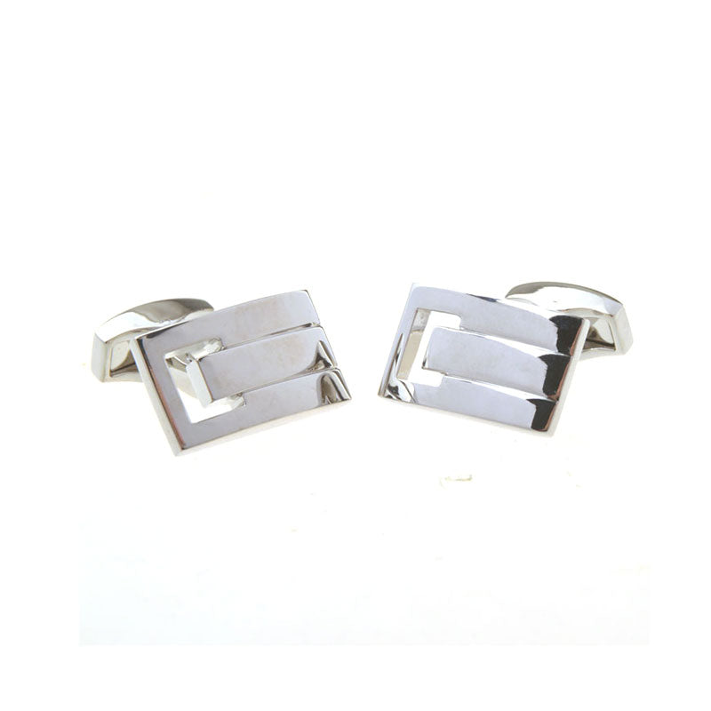 Plain Colour Metal Cufflinks