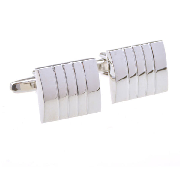 Plain Colour Metal Cufflinks
