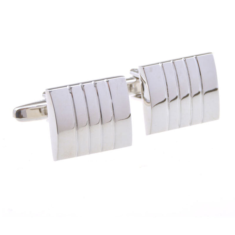 Plain Colour Metal Cufflinks