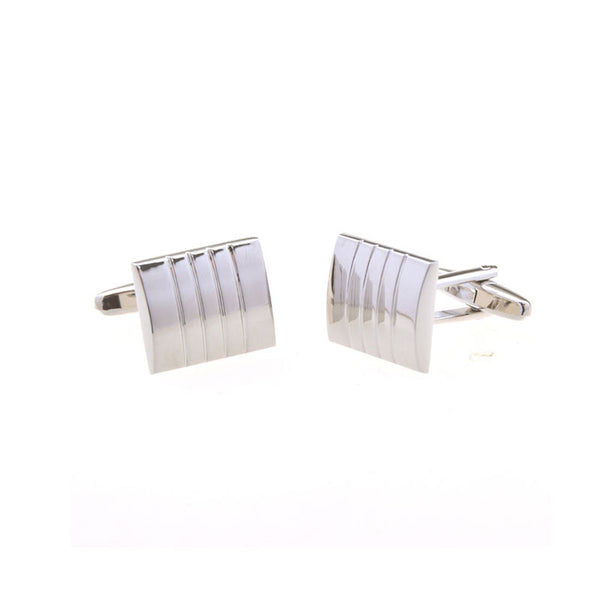 Plain Colour Metal Cufflinks