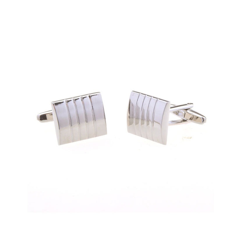 Plain Colour Metal Cufflinks