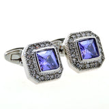 Crystal Zircon Cufflinks