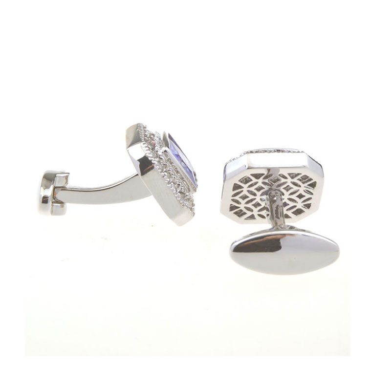 Crystal Zircon Cufflinks
