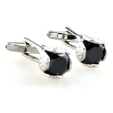 Festivals Wedding Reception Crystal Zircon Cufflinks