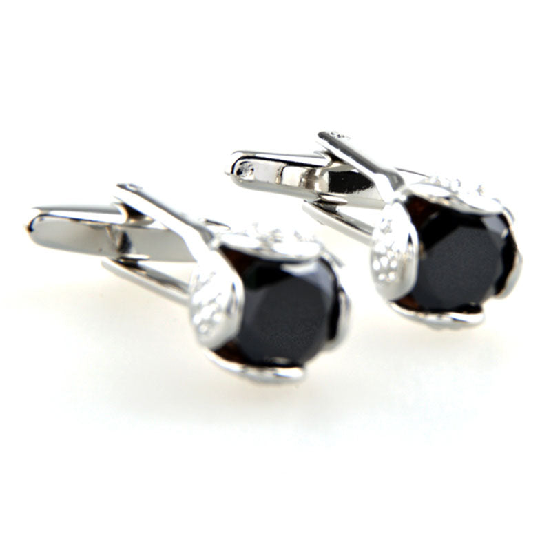 Festivals Wedding Reception Crystal Zircon Cufflinks