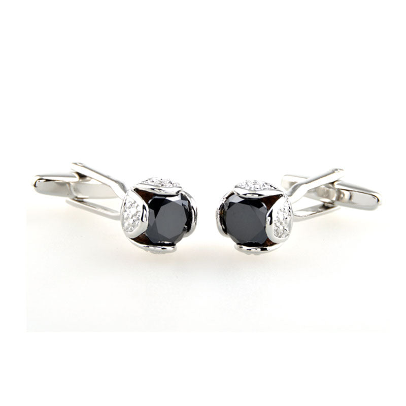 Festivals Wedding Reception Crystal Zircon Cufflinks