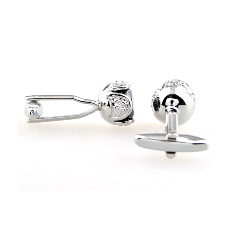 Festivals Wedding Reception Crystal Zircon Cufflinks
