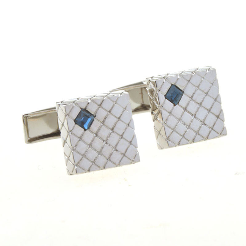 Crystal Zircon Cufflinks