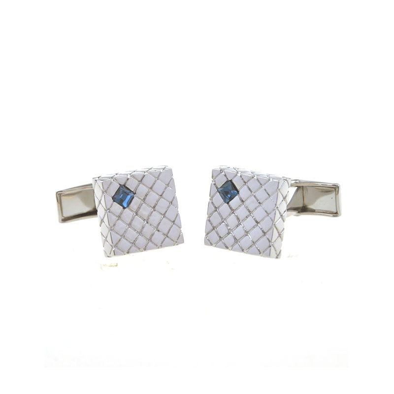 Crystal Zircon Cufflinks
