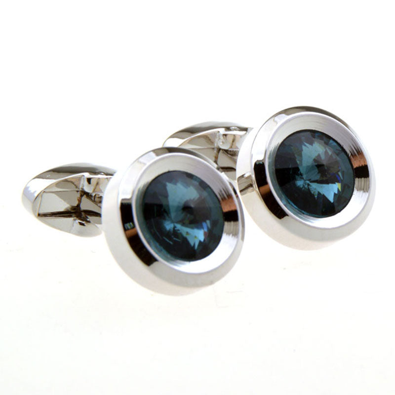 Crystal Zircon Cufflinks