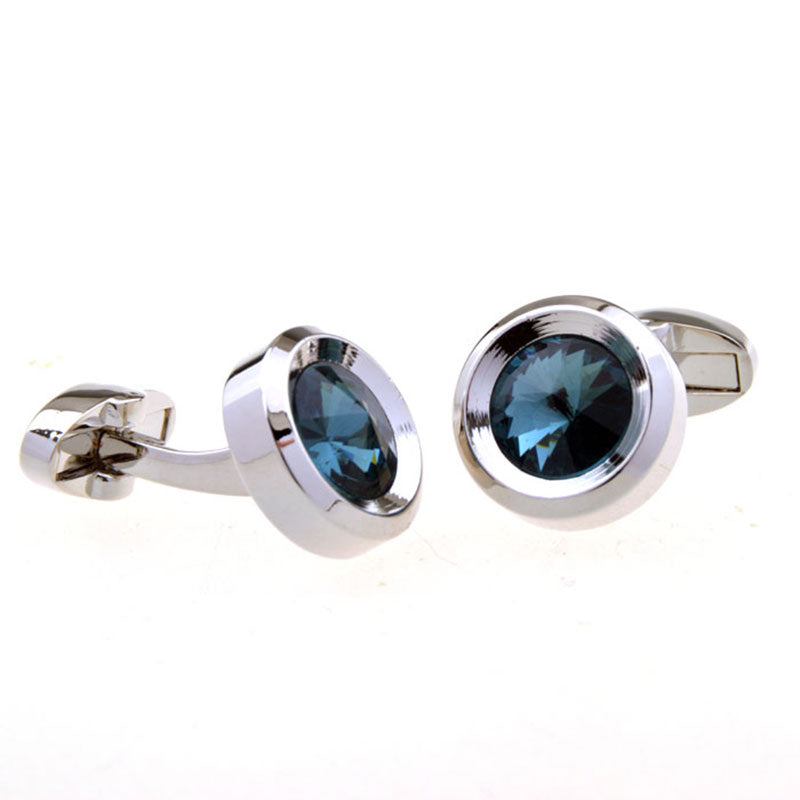 Crystal Zircon Cufflinks