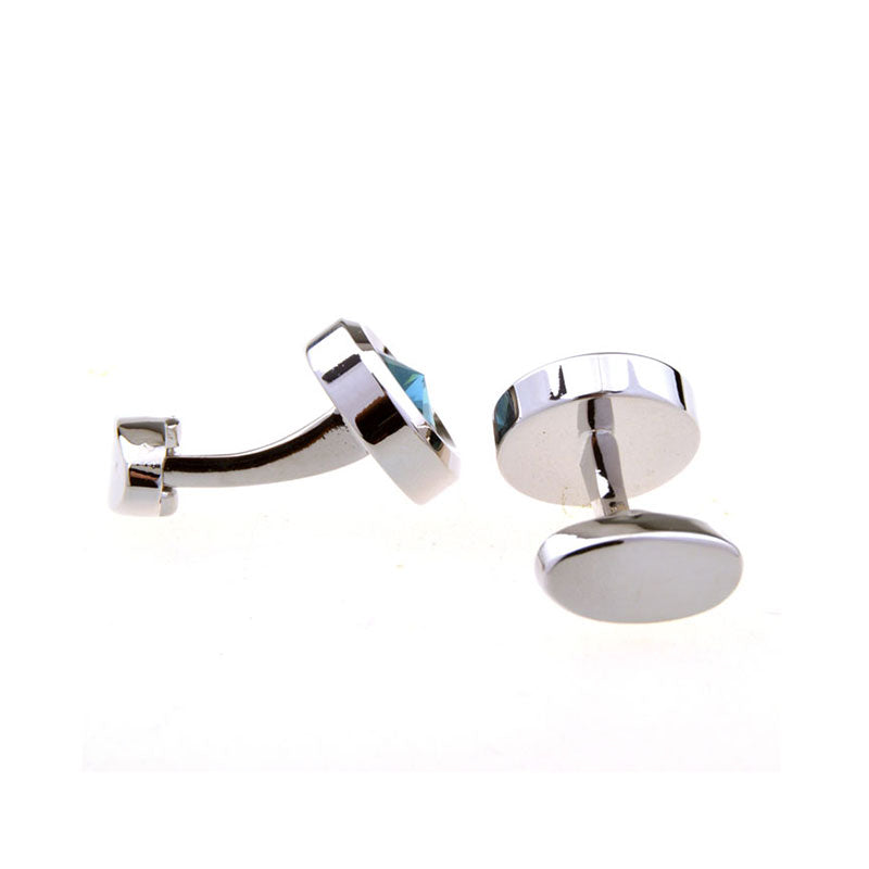 Crystal Zircon Cufflinks