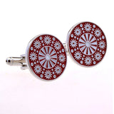 Enamel Dropping Glue Cufflinks