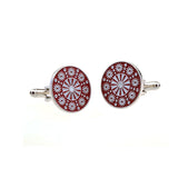 Enamel Dropping Glue Cufflinks