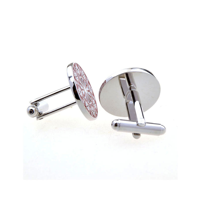 Enamel Dropping Glue Cufflinks