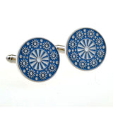 Enamel Dropping Glue Cufflinks