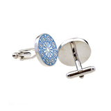 Enamel Dropping Glue Cufflinks