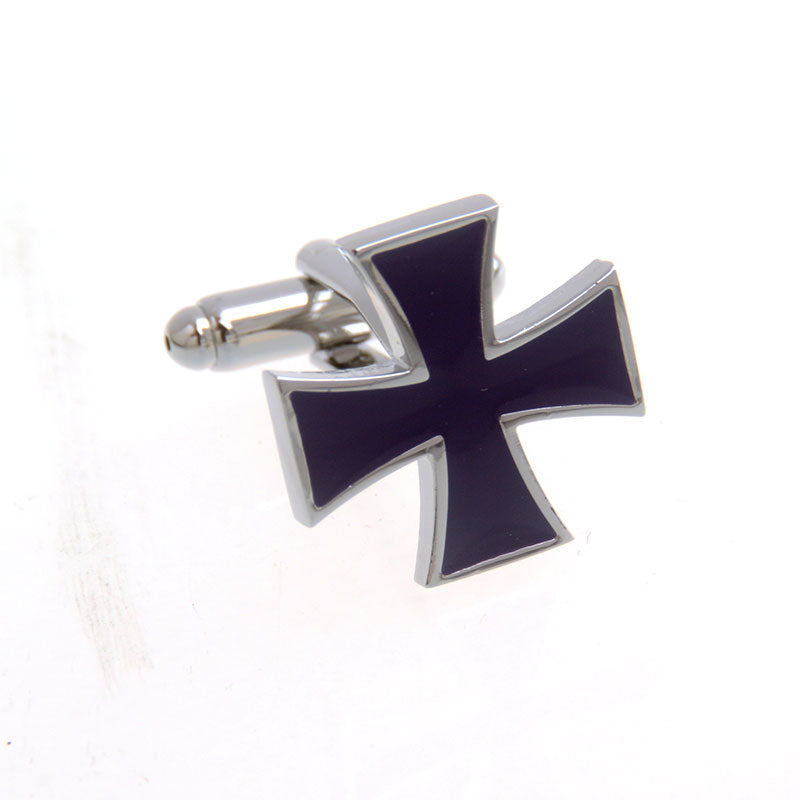 Festivals Wedding Reception Enamel Dropping Glue Cufflinks