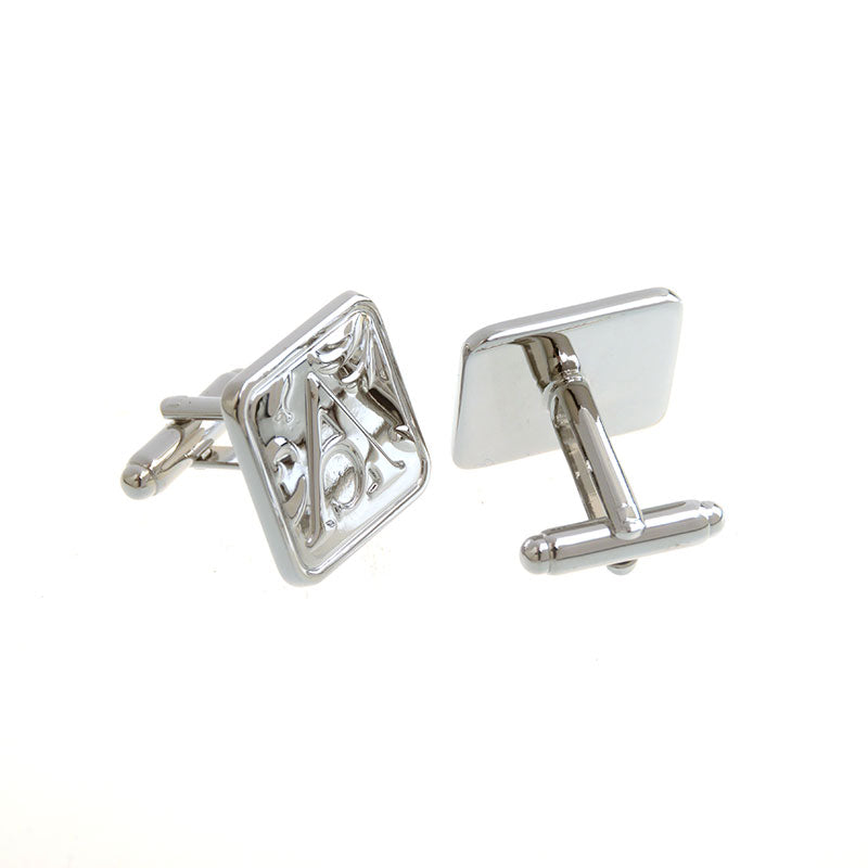 Plain Colour Metal Cufflinks