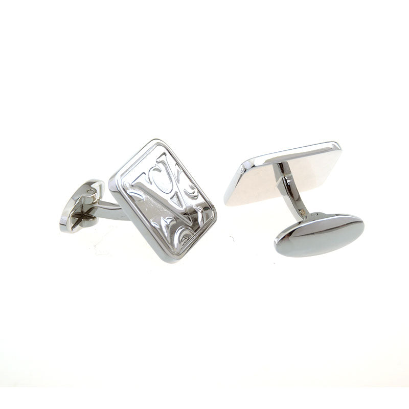Plain Colour Metal Cufflinks